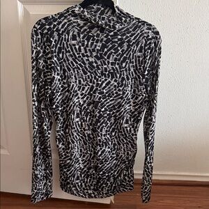 Kenneth Cole Reaction Mesh Rouched Cowl/Turtleneck